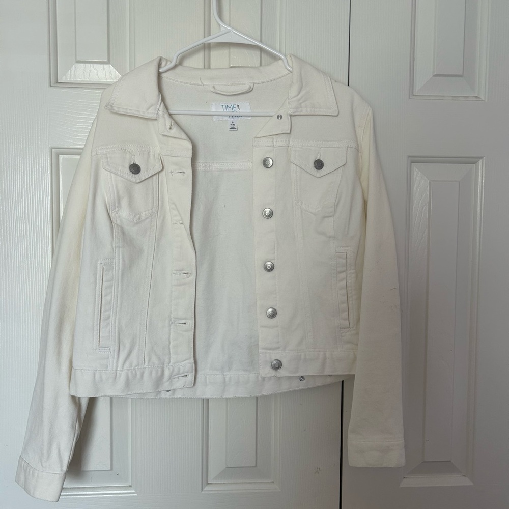 Women's White Denim Jacket